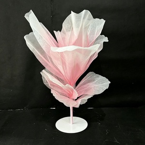 Centro de Mesa de Lujo Reutilizable para Bodas y Banquetes, con Flores Artificiales de Seda Pintadas a Mano, Diseño de <span class=keywords><strong>Árbol</strong></span> de Flores - Product Image 3