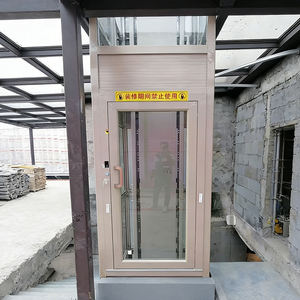 Lift Hidrolik Rumah Modern untuk Penggunaan Hunian, Lift Rumah Kecil Mewah Berbahan Kaca, Lift Penumpang Vertikal Kompak untuk Vila - Product Image 2