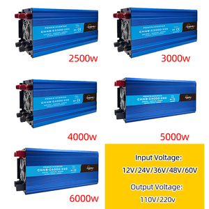 หม้อแปลงไฟฟ้าโซลาร์เซลล์แบบ Pure Sine Wave เฟสเดียว 10000W 2000W 5000W 12V 24V 48V AC 110V 220V สำหรับยานยนต์และอุตสาหกรรม รุ่น CHNB-C2000 - Product Image 2