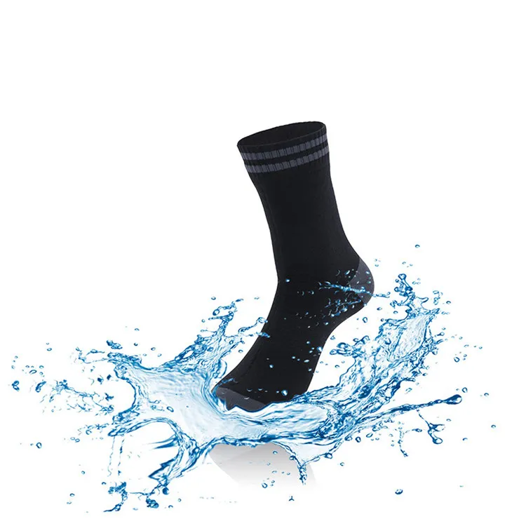 Wasserdichte Socken MerinoCoolmaxライナーカスタム通気性屋外100% 防水サイクリングソックス