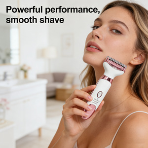 Depiladora Eléctrica Recargable 4 en 1, Recortadora de Bikini, Depilación Corporal y Púbica sin Dolor, con Pantalla LED - Product Image 5