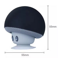 Nuevo Altavoz Bluetooth con Diseño de Hongo de Dibujos Animados, Mini Soporte para Teléfono, Práctica Ventosa para Exteriores, Audio Inteligente y Compacto