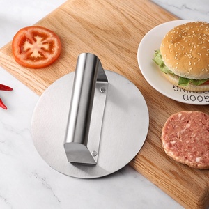 Prensa para Hamburguesas de Acero Inoxidable de Alta Calidad, Prensa Redonda para Hamburguesas, Accesorios para Asar, Herramientas de Cocina para Barbacoa, para Prensar Carne de Res - Product Image 6