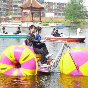 Bote a Pedal de Agua para 2 Personas, Equipo de Juegos al Aire Libre de Plástico - Product Image 3