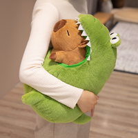 Nouveauté Capybara Crocodile peluche animal en peluche pour enfants cadeau enfants fête décoration Capybara Crocodile peluche oreiller