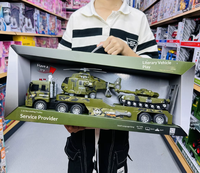 Camion de pompiers en plastique à inertie, véhicule d'ingénierie, char, transporteur, hélicoptère – Cadeau idéal pour les enfants de 0 à 24 ans