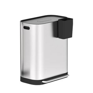 <span class=keywords><strong>Cubo</strong></span> de <span class=keywords><strong>Basura</strong></span> <span class=keywords><strong>Rectangular</strong></span> Resistente de 60L con Acabado Satinado Mate, Pedal Metálico, Inducción de Hierro, para Cocina/Baño/Oficina, Reciclaje de Residuos - Product Image 1
