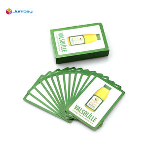 Prix usine Logo personnalisé imprimé adulte Poker <span class=keywords><strong>Club</strong></span> Pantone couleurs Machine marquée Promotion papier publicitaire cartes à jouer - Product Image 5