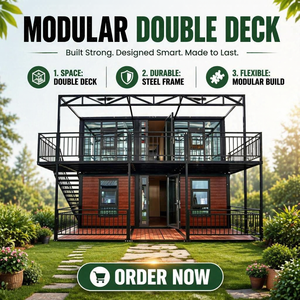 Casa Contenedor Expandible de 20 y 40 pies con Terraza para Casa de Vacaciones, Dormitorio para Trabajadores, Hotel, <span class=keywords><strong>Bar</strong></span> en Casa - Product Image 1