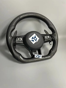 พวงมาลัยคาร์บอนไฟเบอร์สำหรับ Volkswagen Golf MK7 7 GTI R สำหรับ <span class=keywords><strong>VW</strong></span> POLO getta Passat B8 Tiguan - Product Image 6