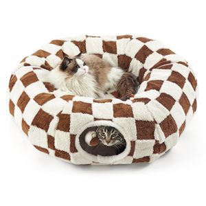Giocattoli a tunnel a forma di ciambella Starmoon <span class=keywords><strong>per</strong></span> <span class=keywords><strong>gatti</strong></span> di piccola e grande taglia con cuscino circolare lavabile - Product Image 1