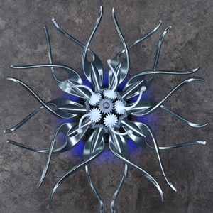 Decoración de Pared Creativa BETTER, <span class=keywords><strong>Flor</strong></span> Inmortal con Forma Mecánica Cambiable y Efecto de Iluminación RGB - Product Image 4