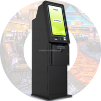 UNISPOT UAM-S02 ATM Kiosk 1 Yıllık Garantili Bilet Bozma Terminal Sistemi Oyun Tahtası İngilizce Çelik Dokunmatik Ekran Windows 10/11