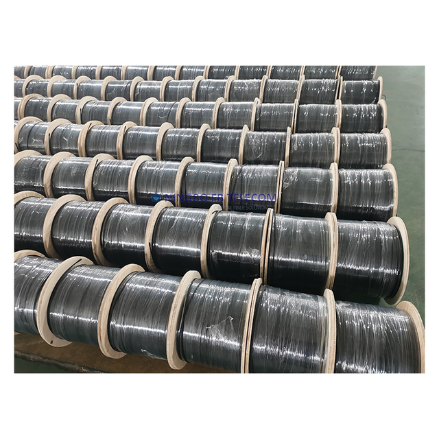 1 2 4 6 Core Single Mode G657A1 G657A2 Fiber Optic Communication Cable Drop De Fibra Optica Fibre Optic Cables