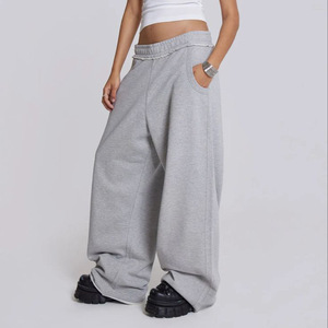 <span class=keywords><strong>Pantaloni</strong></span> <span class=keywords><strong>Tuta</strong></span> Hip-hop Personalizzati, Stile Street, Unisex, Vita Media, Gamba Larga, Grigio, Casual - Product Image 1