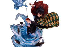 TNT colonna d'acqua fantasma estinzione lama farfalla fiamma colonna statua colonna d'acqua GK doppia testa Tomioka Yoshihiro fatto a mano - Product Image 2