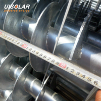 UISOLAR - Anclaje Helicoidal Galvanizado en Caliente para Paneles Solares, Tornillo de Anclaje para Suelo, Tornillos de Fundación para Paneles Solares