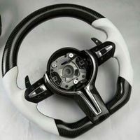 Volant en fibre de carbone pour BMW F10 F20 M3X1 X5 X6 X4 F30 F32 F33 F34 F35 X3 F25 F36 F80 F2 F22 F23 E90 Volant sport