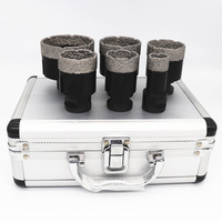 Jeu de mèches pour percer le diamant, jeu de forets 20 35 40 45 50 68mm pour le perçage des carreaux de diamant