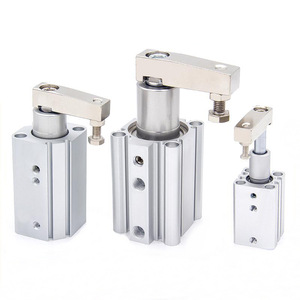 Cilindro Rotatorio de 90 Grados MKB12, Cuerpo de Aluminio, Amortiguador Neumático de Doble Acción, Magnético, para Posicionamiento y Sujeción en Esquinas - Product Image 3