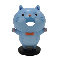 Estatuas de gato de interior divertidas personalizadas, adornos de animales de plástico hechos a mano para el hogar, regalos para niños, decoraciones de Navidad, cumpleaños, coche, figura de animal