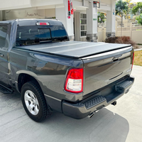 Couverture de benne rigide en alliage d'aluminium à trois volets, escamotable et étanche, pour GMC Sierra 1500 2026 (version courte et longue) – Protection de cargaison sécurisée