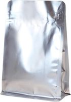 Sacs de grains de café verticaux à haute barrière avec soupapes de ventilation, sacs de couleur unie thermoscellés et refermables pour le stockage des aliments