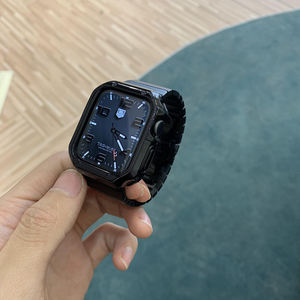 Cinturino per orologio con collegamento a bracciale di lusso e protezione morbida con custodia per orologio per <span class=keywords><strong>apple</strong></span> <span class=keywords><strong>watch</strong></span> - Product Image 2