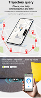 Traceur GPS intelligent amélioré pour animaux de compagnie (iOS & Android) – Dispositif anti-perte avec positionnement mondial en temps réel, contrôle à distance 4G, idéal pour l'extérieur