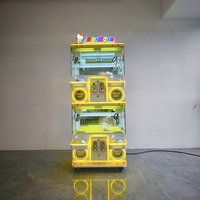 4 joueurs Boutique Doll Machine Coin Catch Toy Crane Game Machines Mini Claw Machine for Toys Kids