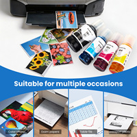 Kit Isi Ulang Tinta T504 Premium Kompatibel Botol Tinta 504 Tinta Dye Inkjet untuk Printer Epson Ecotank L4150 L6270 Tinta 502
