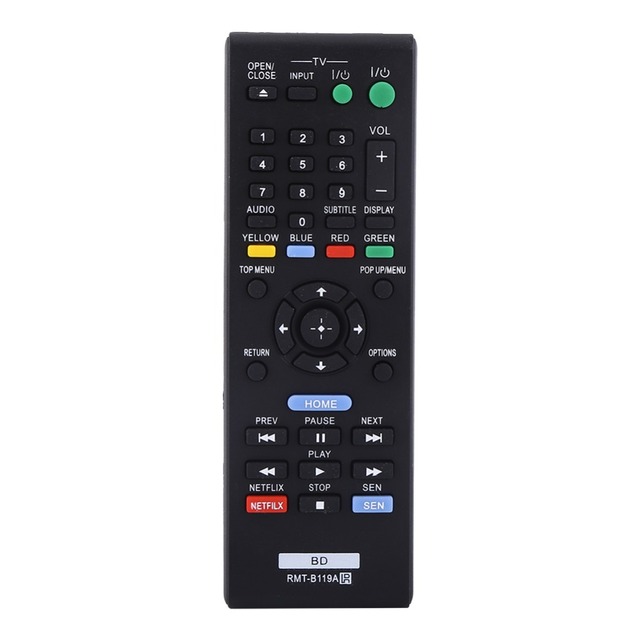 RCU in Stock HOT Sell Customized Control Unit RMT-B116A Remote Control for Sony DVD Disc Blu-Ray Player Control