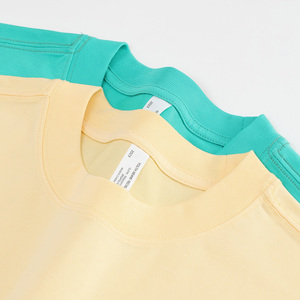 어린이 하이 퀄리티 70% 면 30% Polyetster 빈 사용자 정의 로고 티셔츠 아이 캐주얼 t 셔츠 사용자 정의 로고 멋진 느낌 - Product Image 5