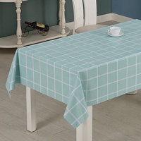 Nappe Florale Tissée en PVC RNPT, Résistante à la Chaleur, Anti-Huile, Imperméable, Certifiée SGS, Carrée, de Luxe, pour une Entretien Facile