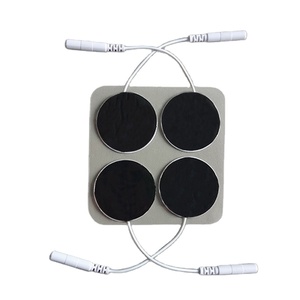 Elektrode Pad Zelfklevende Gel Ronde Niet-Geweven Hydrogel Spier Relax Massager Pad 3.5Mm Draden Tientallen <span class=keywords><strong>2</strong></span>-Pins Fysiotherapie Elektrode Pad - Product Image 3