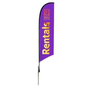 Promotion Custom Advertising Beach Flags Feather Flag Flying Banners Customizable Promotional Flags & Banners