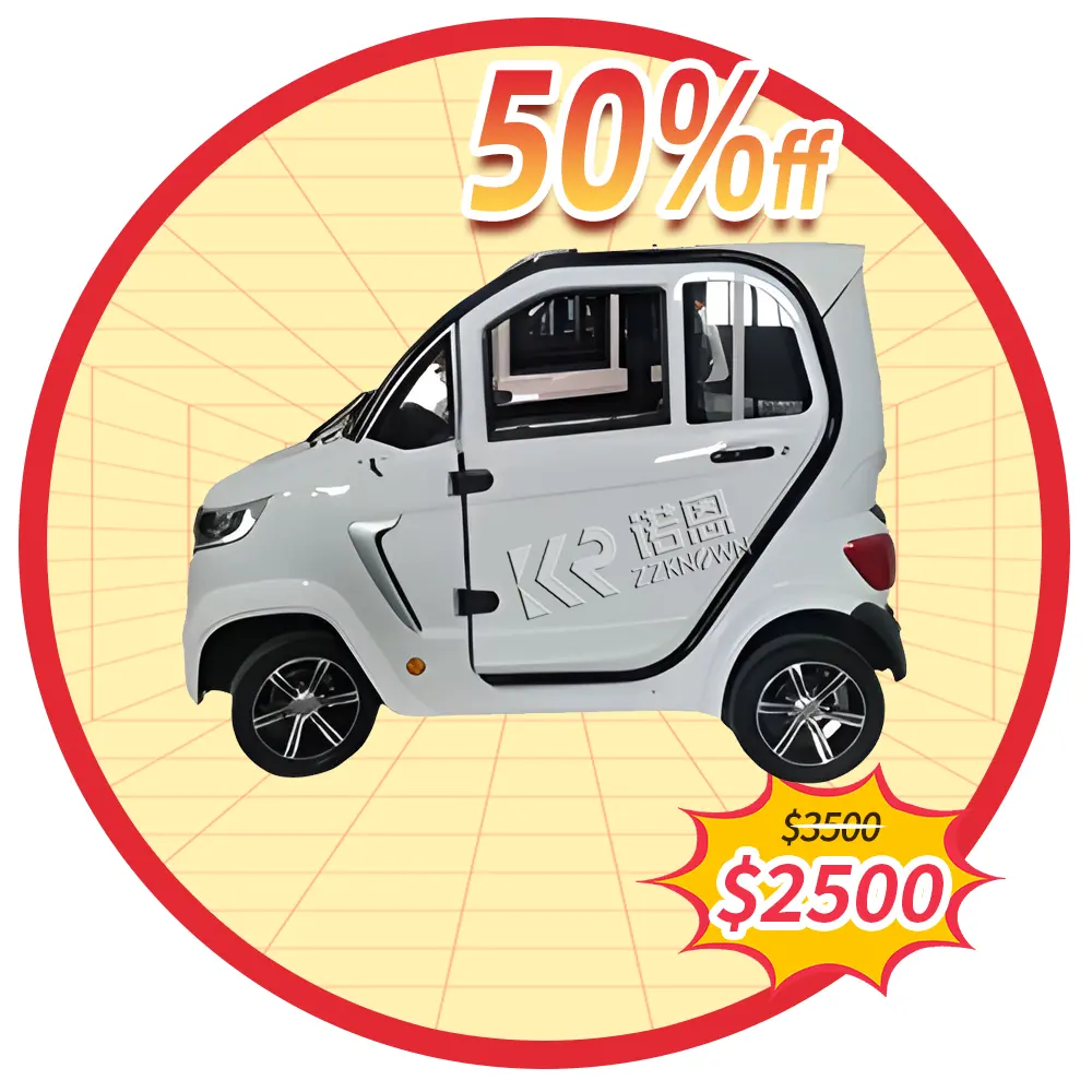 Carro 100% elétrico adulto mini ev, carro elétrico puro 100% elétrico, micro tuk tuk