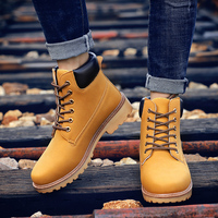 Bottes de Sécurité Antichoc pour Hommes, Robustes avec Embout en Acier, Chaussures de Travail en Cuir pour l'Industrie et la Construction