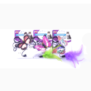 2019 nuevo estilo interactivo mariposa de pluma teaser juguete interesante juguete - Product Image 5