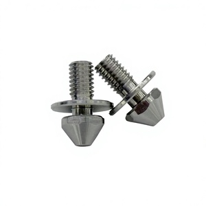 บริการงานกลึง CNC สกรูหัวร่มสีธรรมชาติ สกรูหัวหกเหลี่ยมแบบหรูหรา ชิ้นส่วนโลหะ CNC ชิ้นส่วนกลึง CNC - Product Image 1