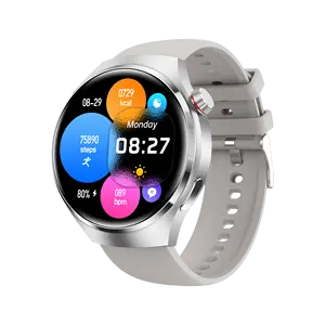 Moda giyilebilir 1.53 inç Tft ekran uyku kalp hızı sağlık izleme egzersiz kayıt yuvarlak ekran Smartwatches