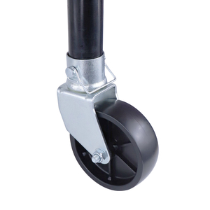<span class=keywords><strong>Roue</strong></span> pivotante de remplacement pour cric de remorque 6 x 2 pouces, capacité 1200 lb, en acier au carbone robuste - Product Image 3