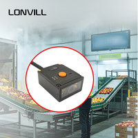 Escáner de Código de Barras Fijo LONVILL con Puerto de Red de Alta Velocidad y Puerto Serie Integrados para Cintas Transportadoras y Líneas de Empaquetado de Frutas