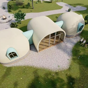 Casa a cupola ottagonale una lussuosa <span class=keywords><strong>tenda</strong></span> a cupola con bagno privato e angolo cottura, ideale per un soggiorno all'aperto in stile Hotel - Product Image 5