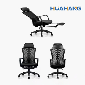 เก้าอี้ตาข่ายทำงานทำงานที่เหมาะกับสรีระ, เก้าอี้ทำงานตาข่ายดำเก้าอี้ผู้บริหารหมุนได้สบาย - Product Image 6