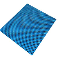 Thickened Square-Hole Instant Noodle Steaming Cooking Food Drying Blue Grid Mesh Belt Conveyor Belt Food Processing Lines Manual