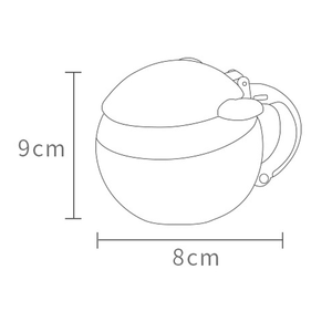 Nouveau pot à collation en plastique motif dessin animé, bol à collation scellé pour enfants, bol d'alimentation pour bébé, vente en gros immédiate - Product Image 2