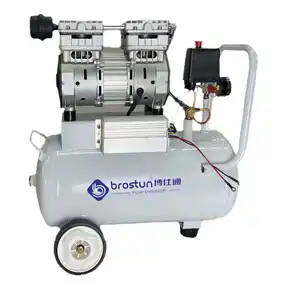 Low Price Good Quality Customize Voltage Portable Piston Silent Dental Oil Free Air Compressor