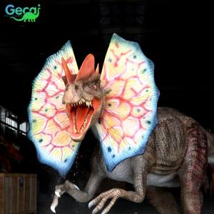 Gecai <span class=keywords><strong>Jurassic</strong></span> Dino <span class=keywords><strong>Park</strong></span> Animatronic Dilophosaurus modelo en venta - Product Image 6