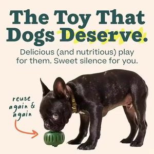 Unique <b>Ball</b>-Shaped Silicone Rubber Chew Toy for Small Animals Slow Feeder Teeth Cleaning Function Fillable Cup Indoor Use - Product Image 5